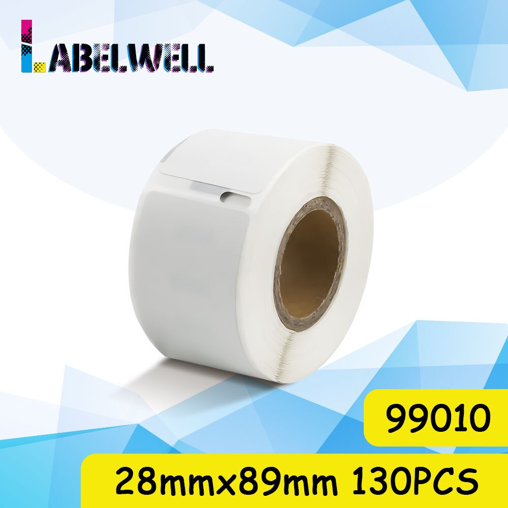 Labelwell 5Rolls 99012 Address Stickers 99010 99014 11352 11355 11354 Labels For Dymo Labelwriter 450 Label Maker 450 Twin Turbo: 1Roll 99010 130pcs