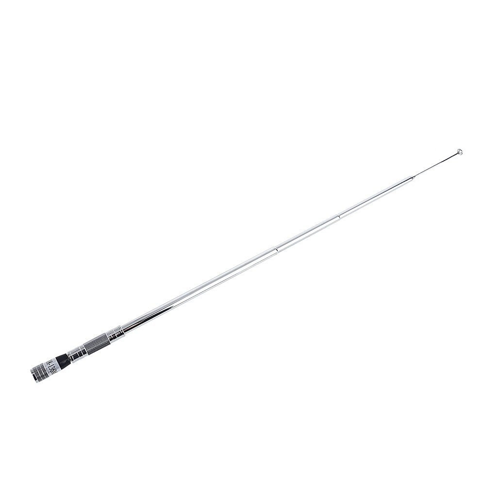 Antenne fouet télescopique à usages multiples, pièce de rechange pour récepteur Radio à Airband Aviation SMA BNC, 1 pièce de 1M, 118-136MHz évolutif