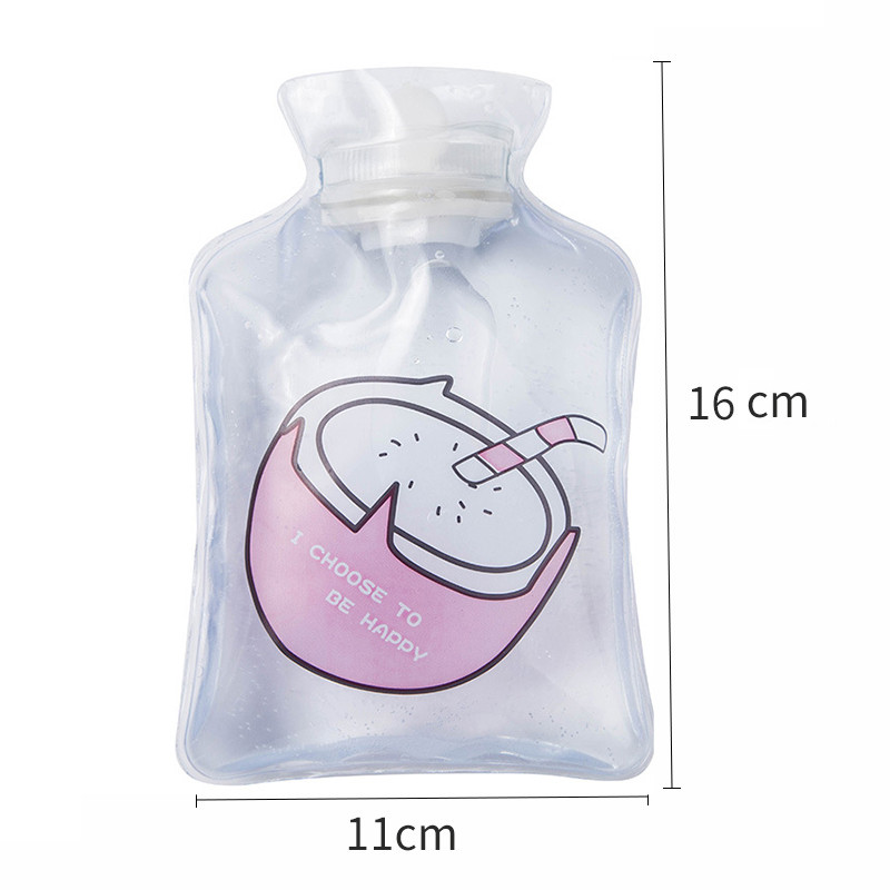 Dessin animé mignon Mini bouteille d'eau chaude ventre dessin animé main plus rempli Mini anti-déflagrant Portable sacs d'eau chaude