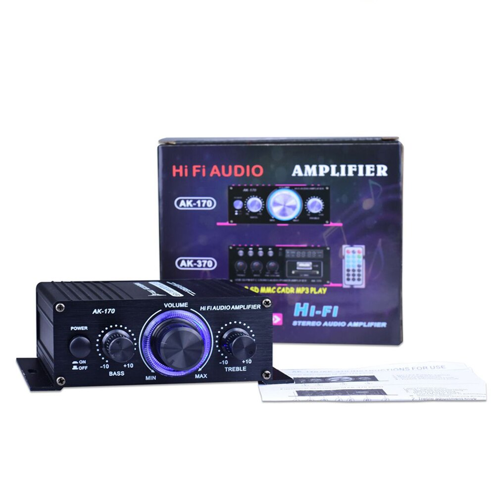 400W Home Amplifiers Audio No Bluetooth-compatible Amplifier Subwoofer Amplifier Home Theater Mini Amplifier