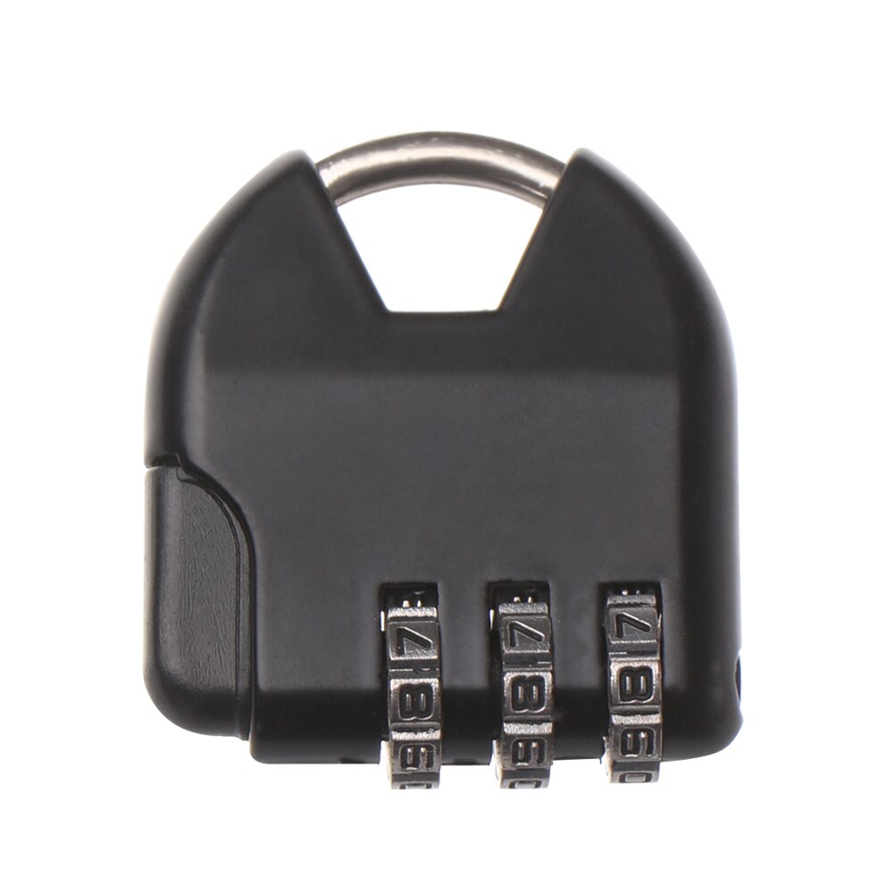 1pc 3 Dial Digit Number Code Password Combination Padlock Security Travel Suitcase Safe Lock for Padlock Luggage Lock of Gym