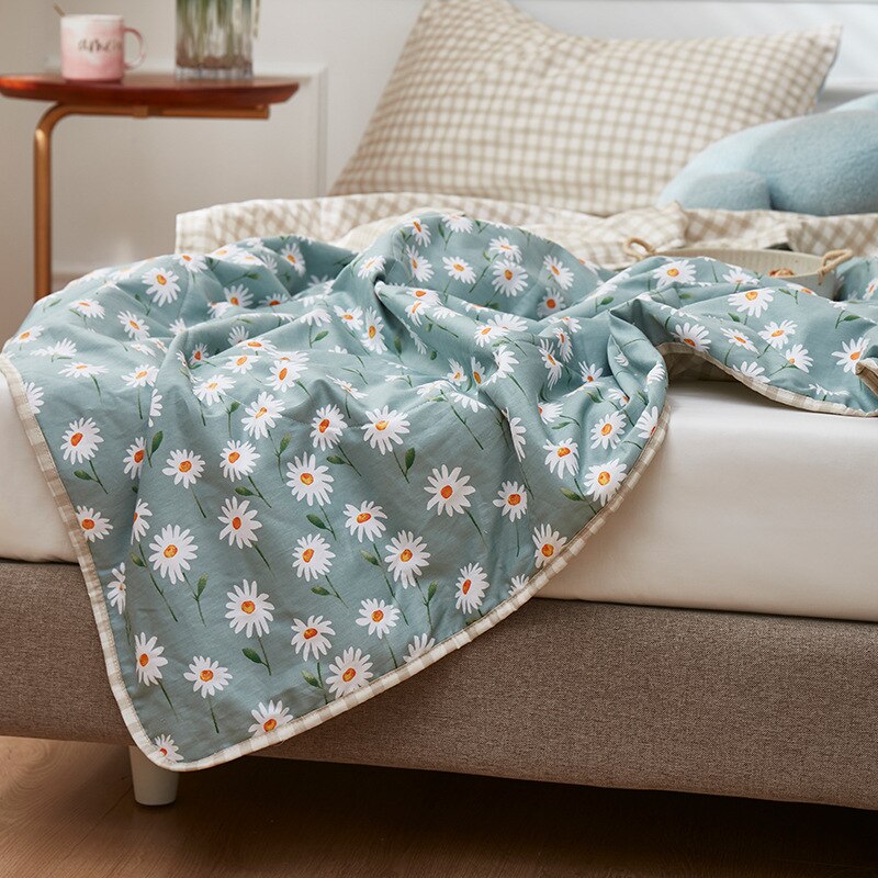 single double summer quilt washed cotton Towel Blankets Soft machine washable air condition quilt Full Queen Sofa Bed Cover