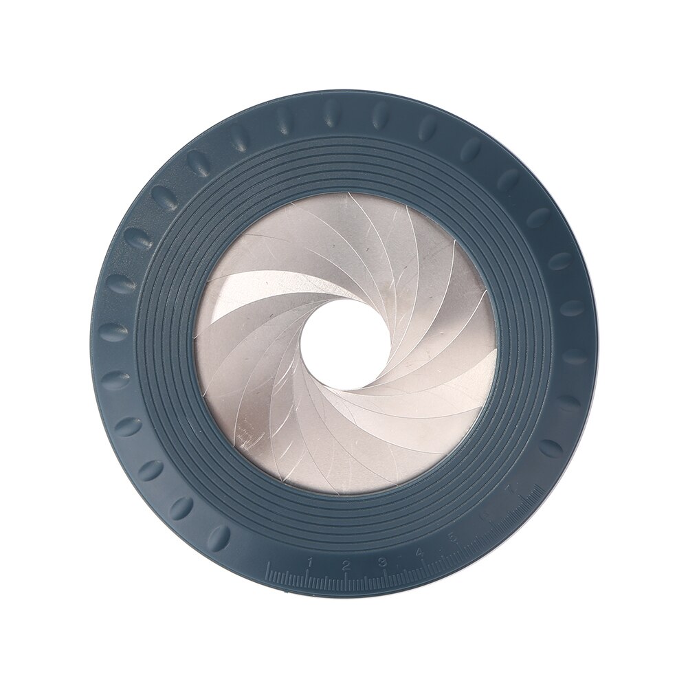 Precise Math Measuring Ruler Stainless Steel Round Baking Adjustable Inspiring Circle Drawing Tool Party Rotary Stationery Woodw: Blue