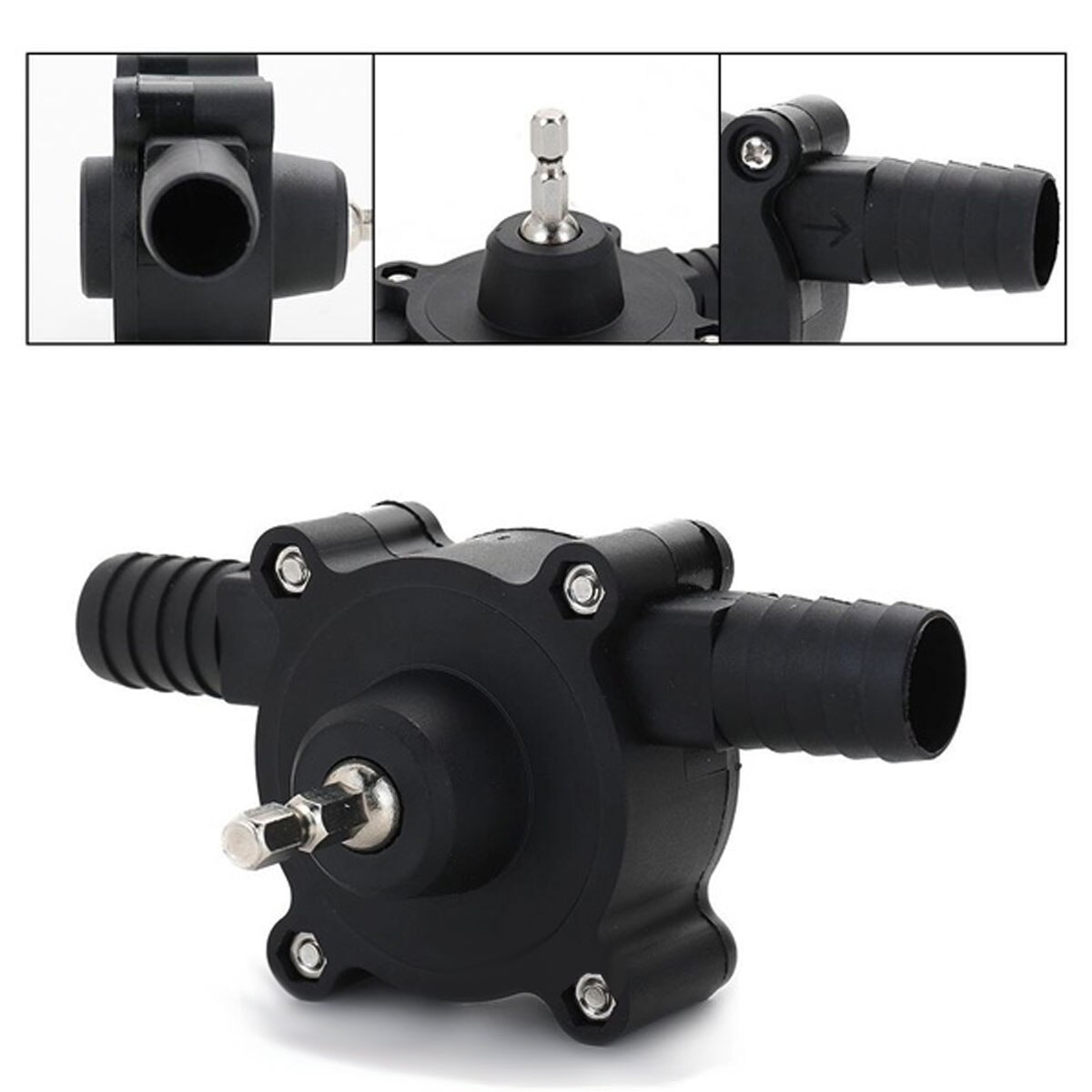 Electric Drill Pump Self Priming Transfer Pumps Oil Fluid Water Pump Cordless Electric Screwdrive Self priming Pump tools