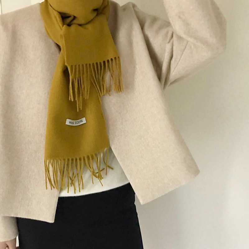 Luna & Dolphin Engeland Vrouwen Kasjmier Virgin Wol Sjaals 190x30cm Schotland Zwart Wit Plaid Edinburgh Plaid Warm school Sjaals