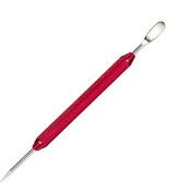 1pc barista tools roestvrijstalen koffiesjablonen latte schuimspatel 1pc koffieservies diy koffiekunstnaald  ok 1061: Rood