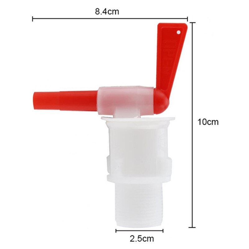 Lot De 5 Robinets En Plastique Pour Fermentation Bière - Remplacement Facile, Compatible Trou 2,5 Cm, Avec écrou Et Rondelles - 12