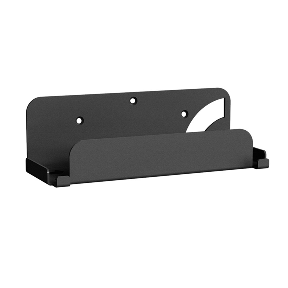 Soporte de pared Universal para Nintendo Switch/Nintendo Switch, consola de juegos OLED, receptor de TV, almacenamiento de montaje en pared: Negro