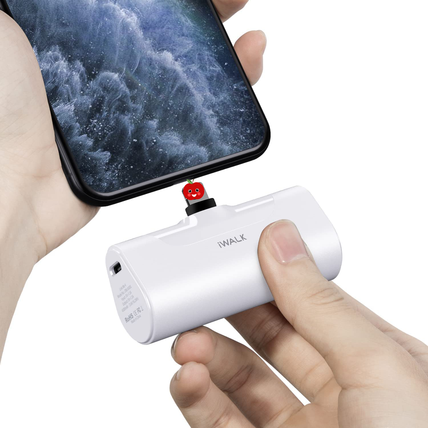 IWALK – Mini chargeur Portable de voyage, 4500mAh, Type C, mignon, Power Bank, pour téléphone Portable Xiami, Iphone