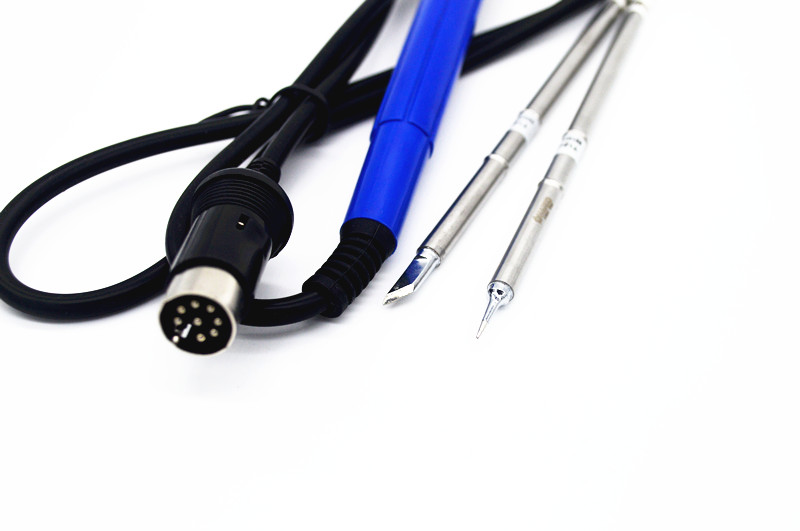 NOVFIX 2pcs T12 Tips with 9501 Handle For Hakko FX951 950 Soldering Station Electric Welding tools soldering: FX 9501 K ILS