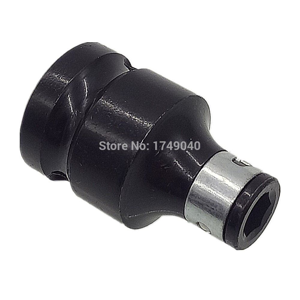 Quick Release Screwdriver Bit Conversion Tool Adaptor 1/2" Inch Square Dr to 1/4" Inch Hex Shank Power Impact Socket Adapter