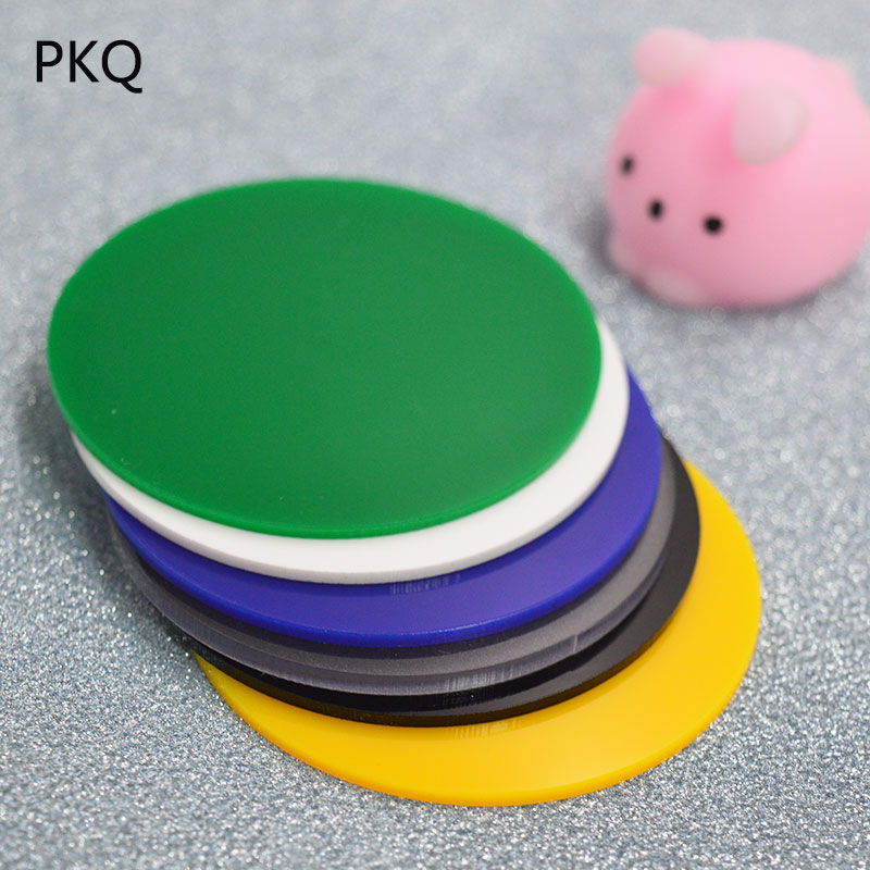 10pcs Diameter 2cm/3cm/4cm Acrylic Sheet Round Color Acrylic Sheet Mini DIY Plastic Board 2mm Thickness Acrylic Plexiglass