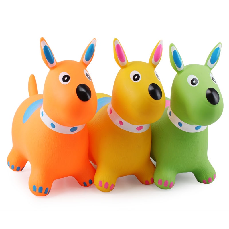 Bounce Hond Kleurrijke Spray Hond Springen Hond Springen Dieren Opblaasbare Kinderen Speelgoed