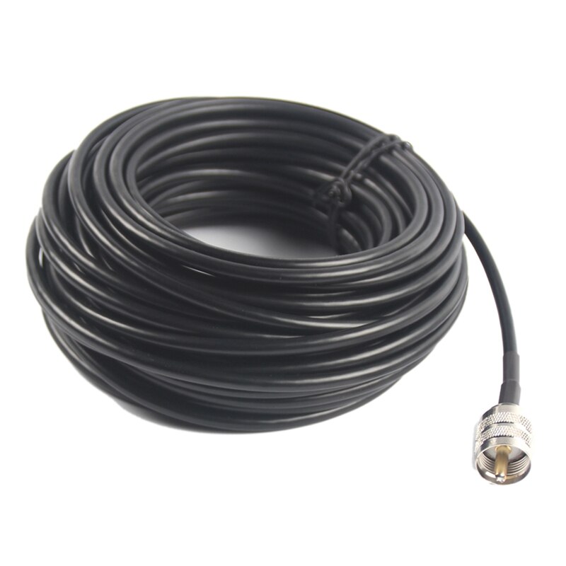 50Inch RG58 Coax Coaxiale Uhf PL-259 Connectors Cb Radio Antenne Kabel Cnim