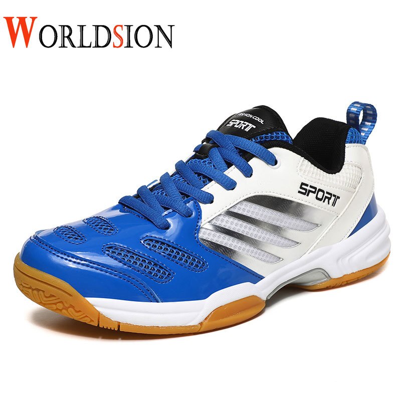 Spring Autumn Breathable Badminton Sneakers Men Badminton Shoes Light Weight Tennis Shoes Big Size 38-48 Volleyball Sneakers