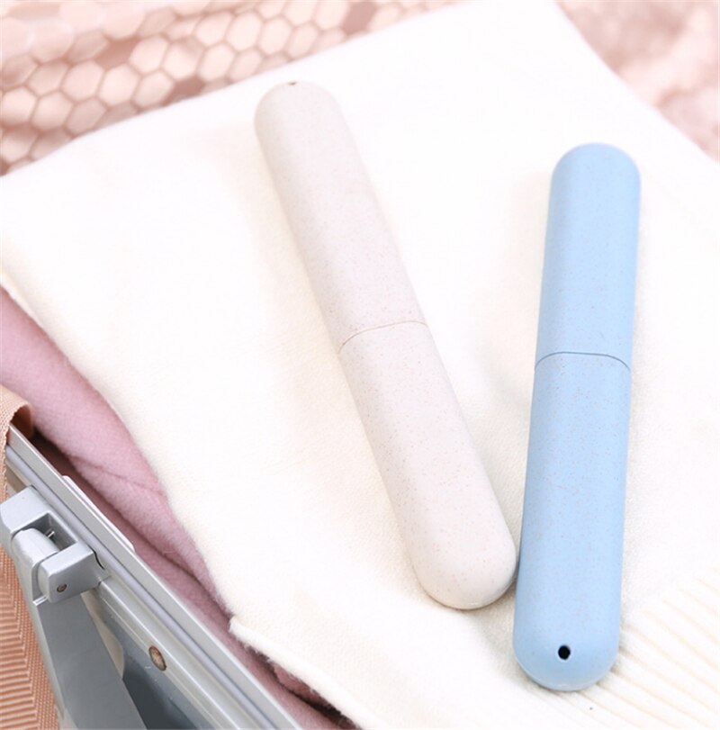 Travel Accessories Toothbrush Tube Cover Case Cap Plastic Suitcase Holder Baggage Boarding Portable Packing organizer