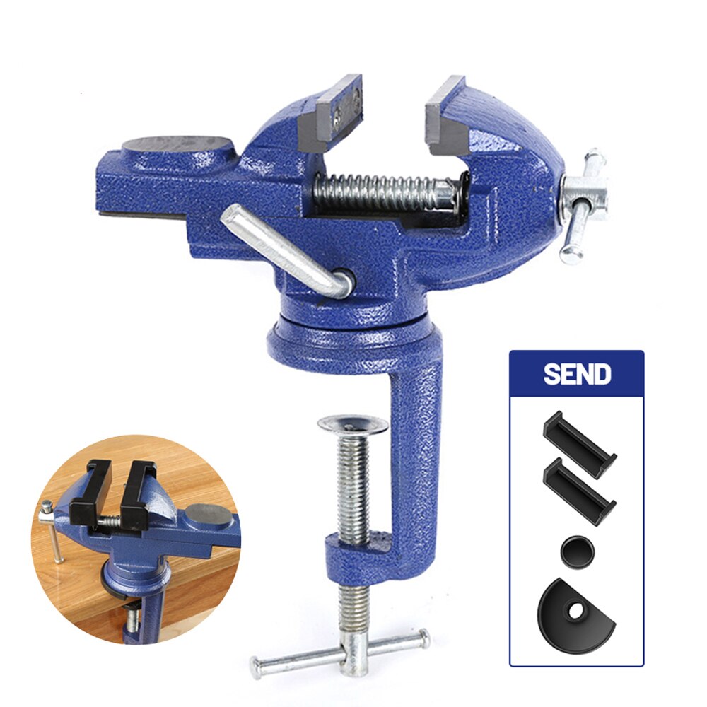 DTBD Universal Bench Vice Machine Vise Clamp Full Metal Multifunction Woodworking Tools for DIY Table Use