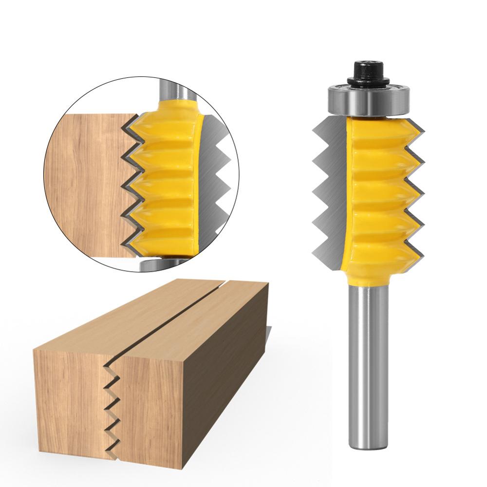 1Pc 8Mm Schacht Frees Houtsnijwerk Vinger Gezamenlijke Lijm Frees Raised Panel V Joint Router Bits houten Pen Houtwerk