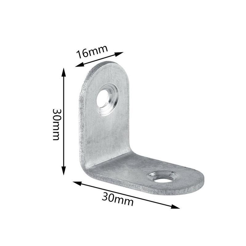 10 Stuks L-Vormige Metalen Haakse Beugel Dikke Staal Hoek Code Haakse Thuis Board Ondersteuning Meubilair Link: C