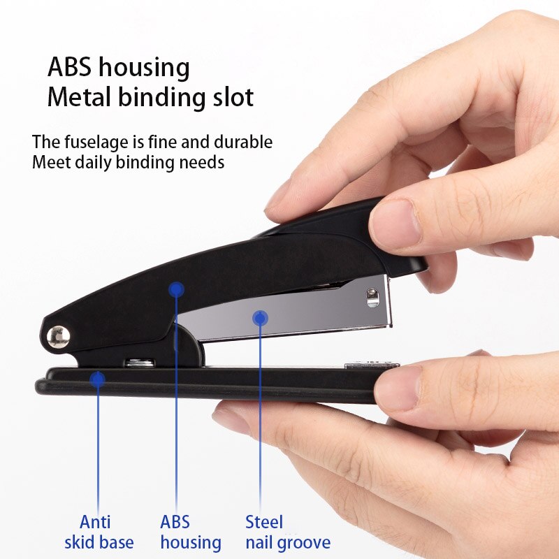 DELI 0229 Stapler desk set 10 # staples durable paper stapling color school supplies stationery &amp;amp; office accessories