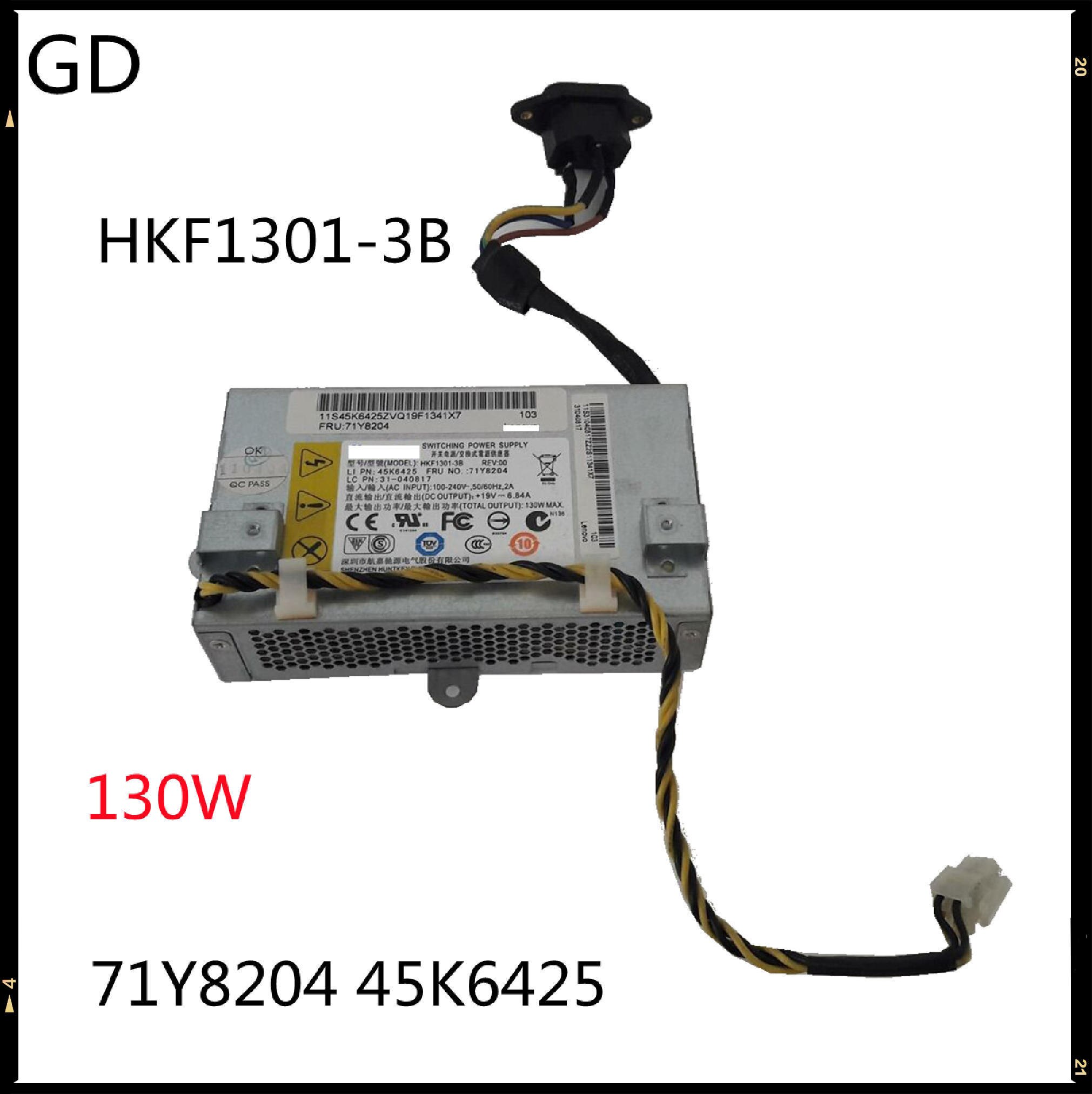 GD Used Original For Lenovo HKF1301-3B OT9002 All-in-one Power Supply 130W 45K6425 71Y8204 31-040817 Full Tested Fast