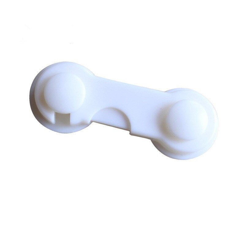 1Pc Kind Lock Bescherming Van Kinderen Vergrendeling Deuren Voor Kinderen Veiligheid Kids Veiligheid Plastic Bescherming Veiligheidsslot: White