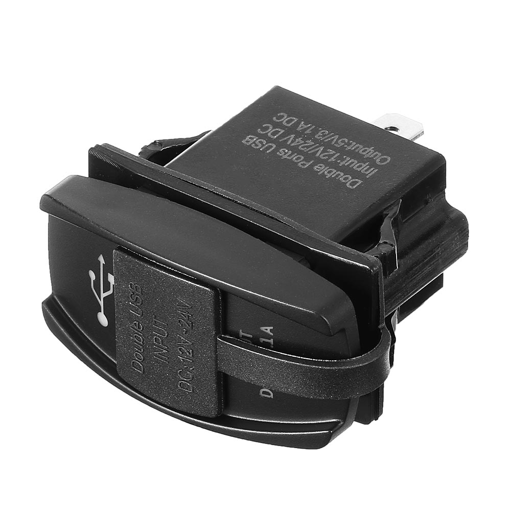 12-24V Blauwe Led Usb Charger Backlight Rocker Switch Voor Polaris Rzr Ranger 900 1000 RZR900 Voor John deere Gator Xuv Voor Kawasaki