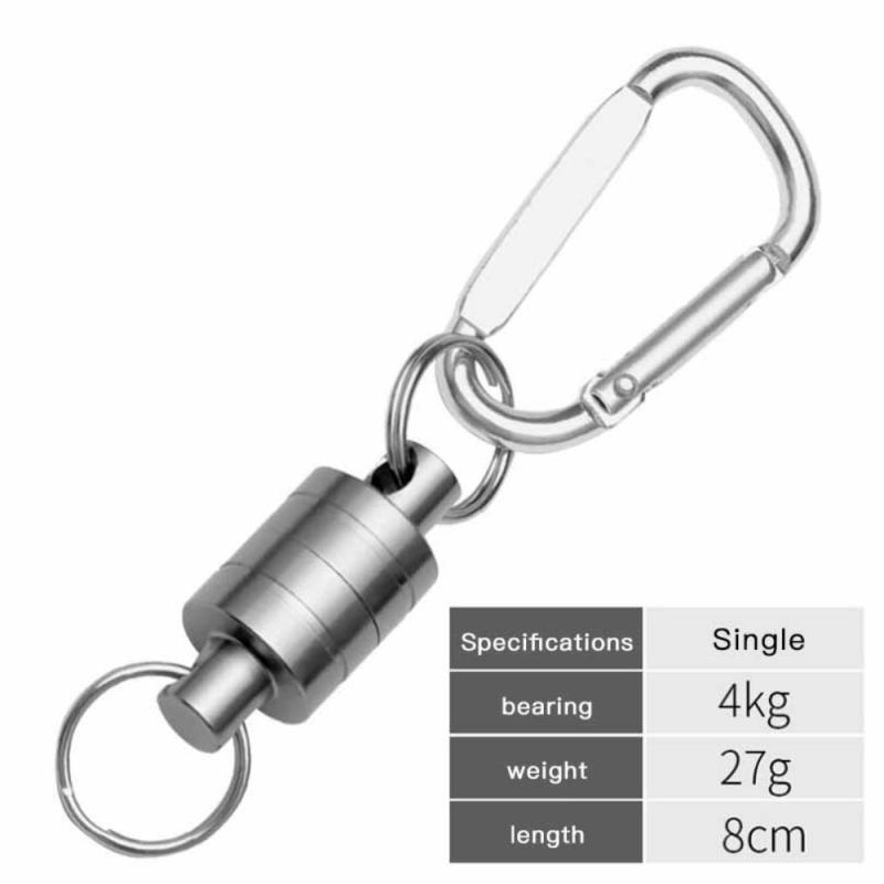 Sterke Magnetische Karabijnhaak Draagbare Outdoor Vissen Bergbeklimmen Release Lanyard Sterke Trein Release Gesp Draagbare Gereedschappen: D