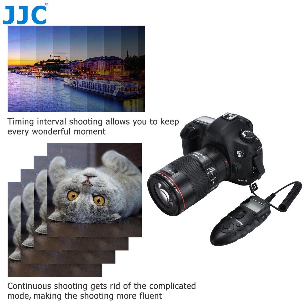 JJC DSLR Camera Multiple Timer Remote Controller for SONY A6500/A6300/A6000/A7 III/A7R III/RX10 III/A99/RX100V IR Infrared