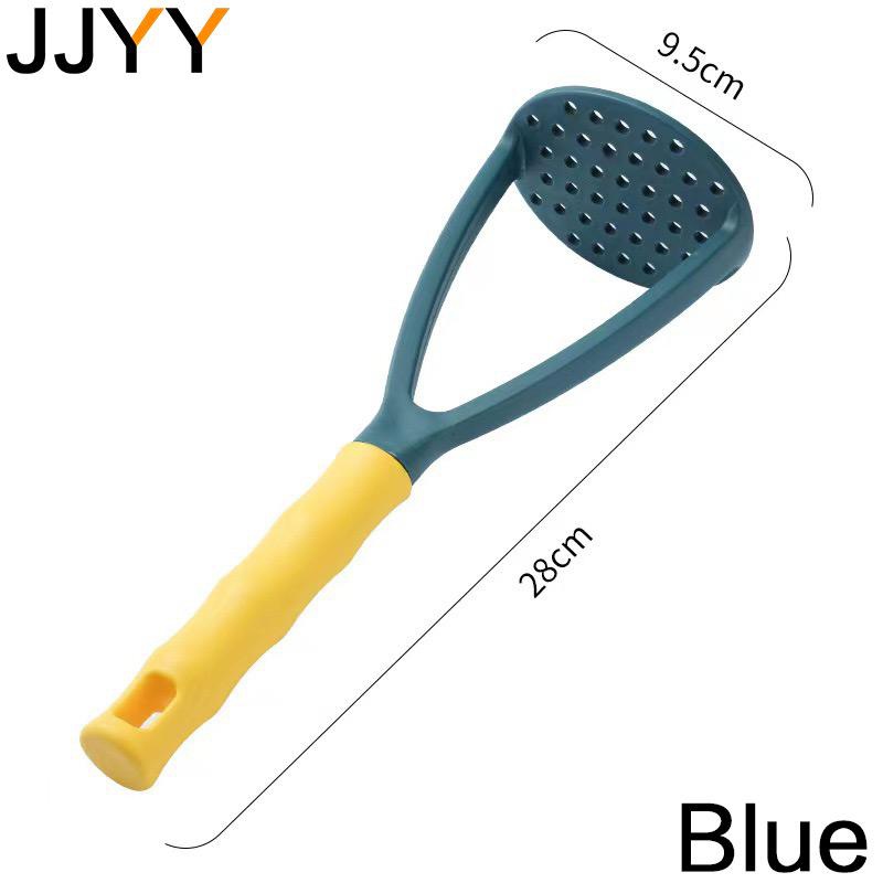 Triturador de batata prensado de plástico, máquina de suco de batata, empurrador de tomate, triturador de batata suave, frutas, stonego, ferramentas de cozinha: Azul