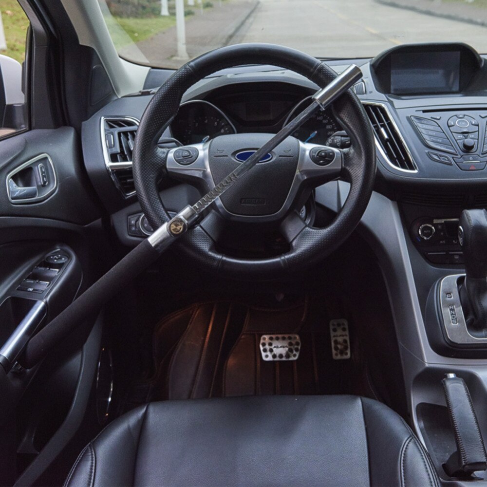 Lenkradschloss Anti-Diebstahl 17 Zoll – Gelb, Universal Für Autos, LKWs & SUVs, Inkl. 2 Schlüsseln