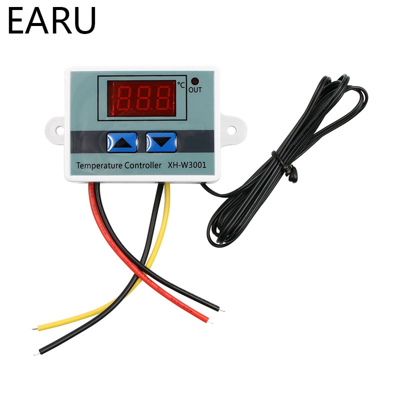XH-W3001 10A Digital Temperature Controller 12V, 24V, 220V thermal regulator Thermocouple thermostat with LCD display