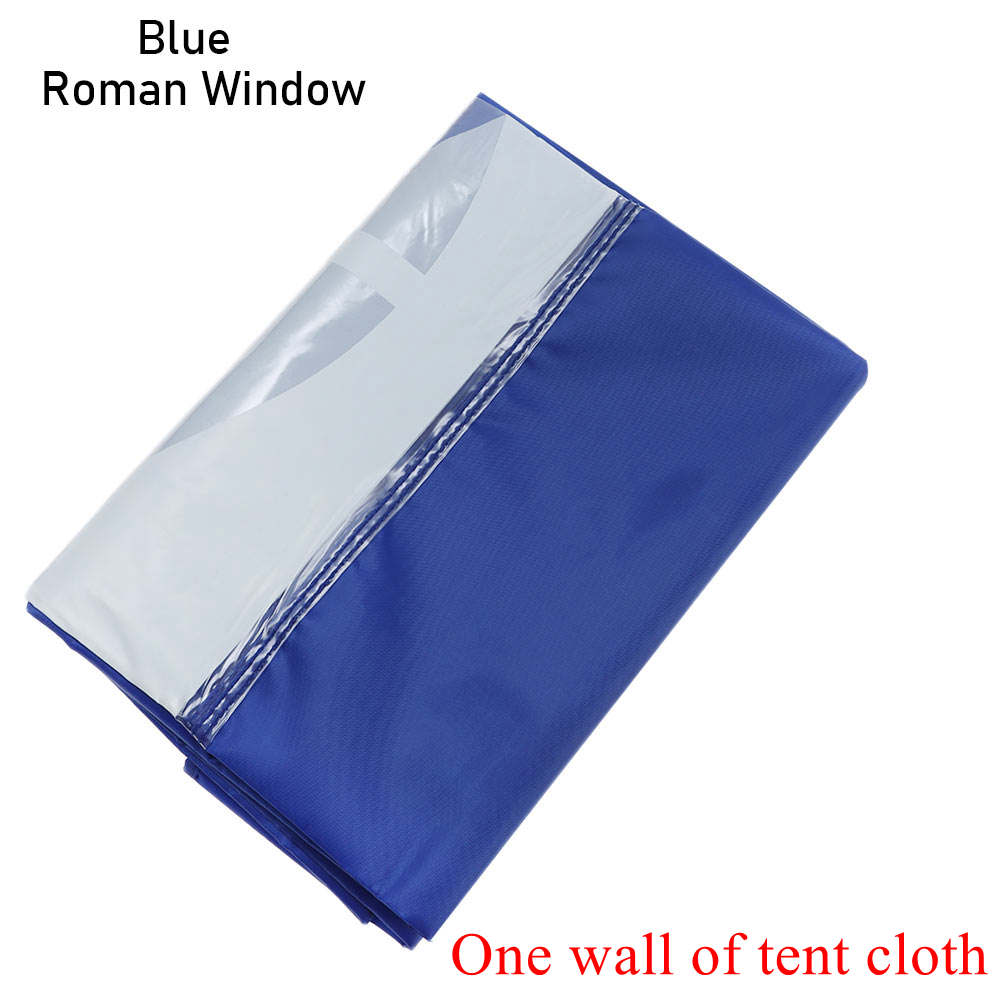 Eine wand von Zelt Tuch Ersatz Regendicht Baldachin Wasserdichte Zelt Oberfläche Pavillon Baldachin Top Abdeckung Garten Schatten Shelter Windbar: Himmel Blau