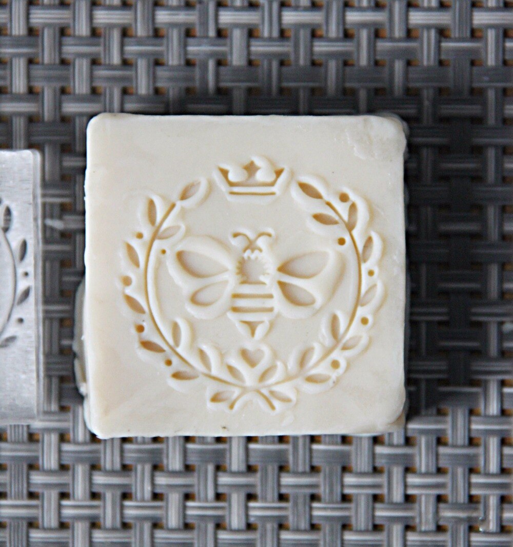 bee patronen handgemaakte zeep stamp mold mini diy natuurlijke patronen 3-5 cm