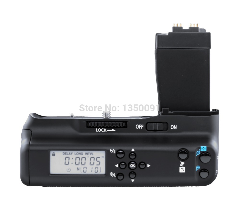Meike MK550DL LCD Timer Battery Grip voor Canon EOS 550d 600d 650d 700d T5i T4i T3i T2i