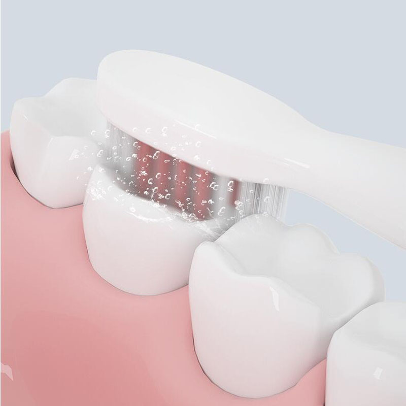 Elektrisk tandbørste sonisk tandbørste usb opladningstilstand blød pels vandtæt smart chip whitening sundhed med 4 børstehoveder