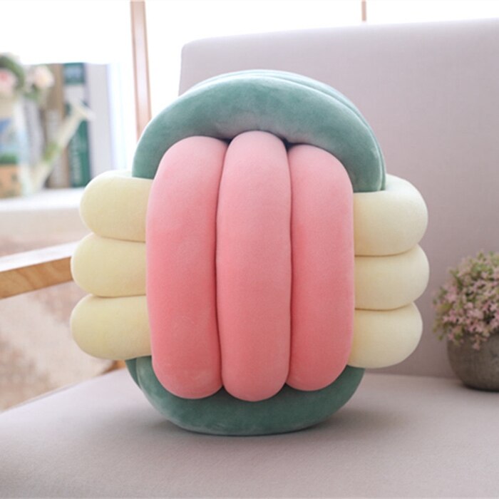 Gemengde Kleuren Weven Kussen Kussen Baby Kussen Cuddle Pillowtoddler Bal Kussen Nursery Decoratie Kinderkamer: 03