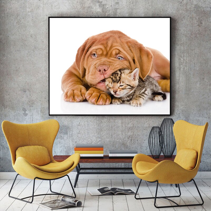 paint by number art painting by numbers Bernese Mountain Dog Shar Pei