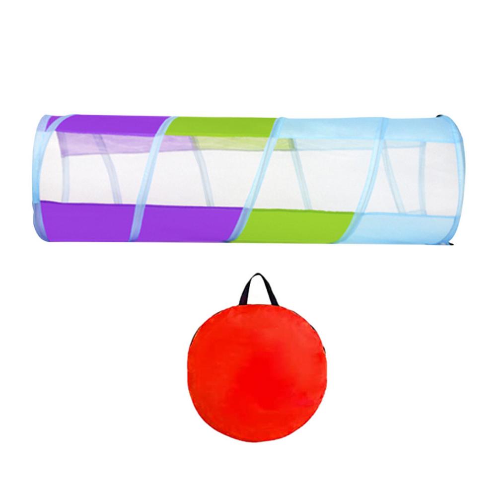 Túnel para gatear para niños, casa de juegos interior al aire libre, carpa plegable divertida y conveniente, canal de juego, carpa, Canal multicolor