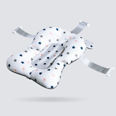 Red de baño para bebés recién nacido bañera bolsillo de red antideslizante alfombra de baño Baño neto bebé ducha rack puede sentarse y mentira suspendido 3D mat: Mat star