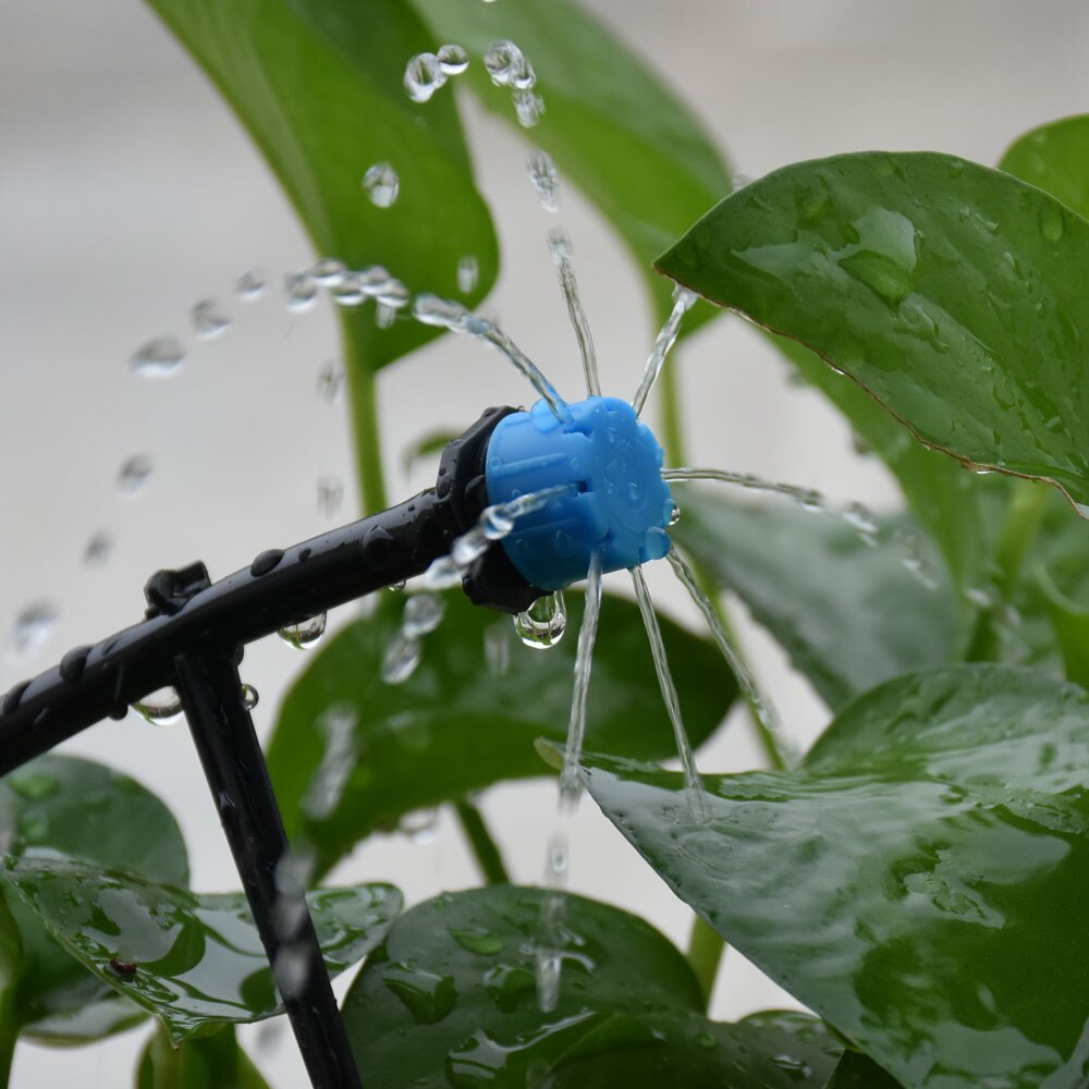 DIY Drip Irrigation System Automatic Watering Garden Irrigation Micro Drip Watering Kits with 8 Holes Drippers Sprinklers