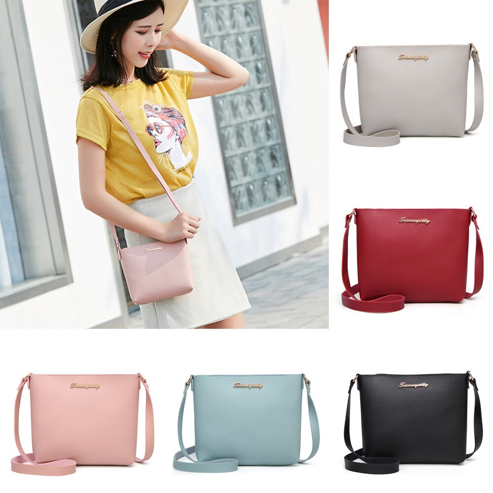 Women Shoulder Bags PU Crossbody Bag Messenger Bag Phone Coin Bags Mini Female