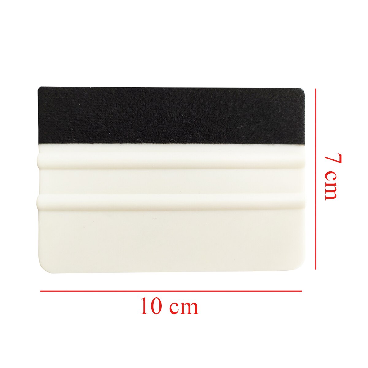 5PCS Car Vinyl Film wrapping tools White Scraper squeegee with felt edge size 99x72mm Car Styling Stickers Accessories A43