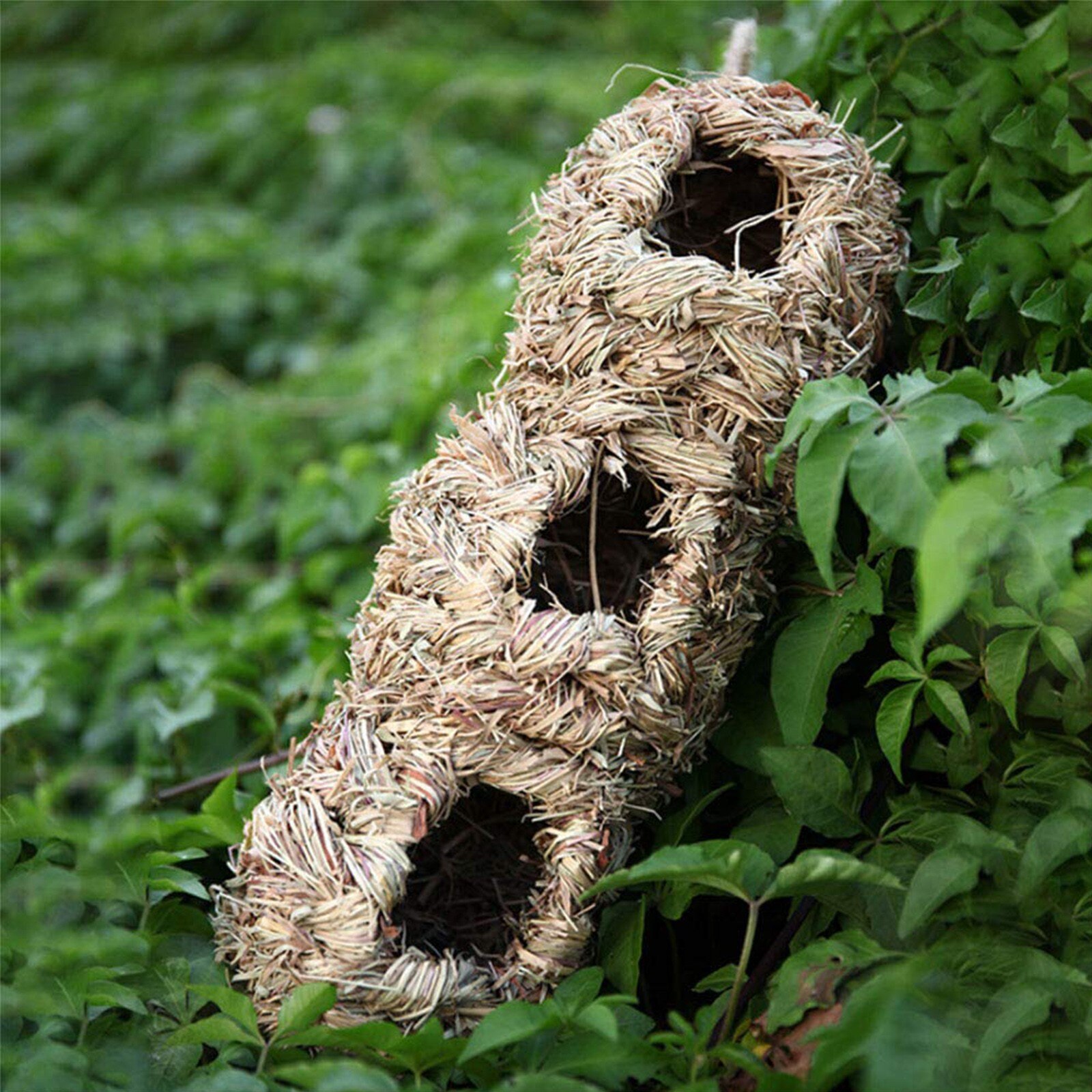 Hummingbird House Hand Woven Hummingbird Houses Nests Small Hanging Birdhouse