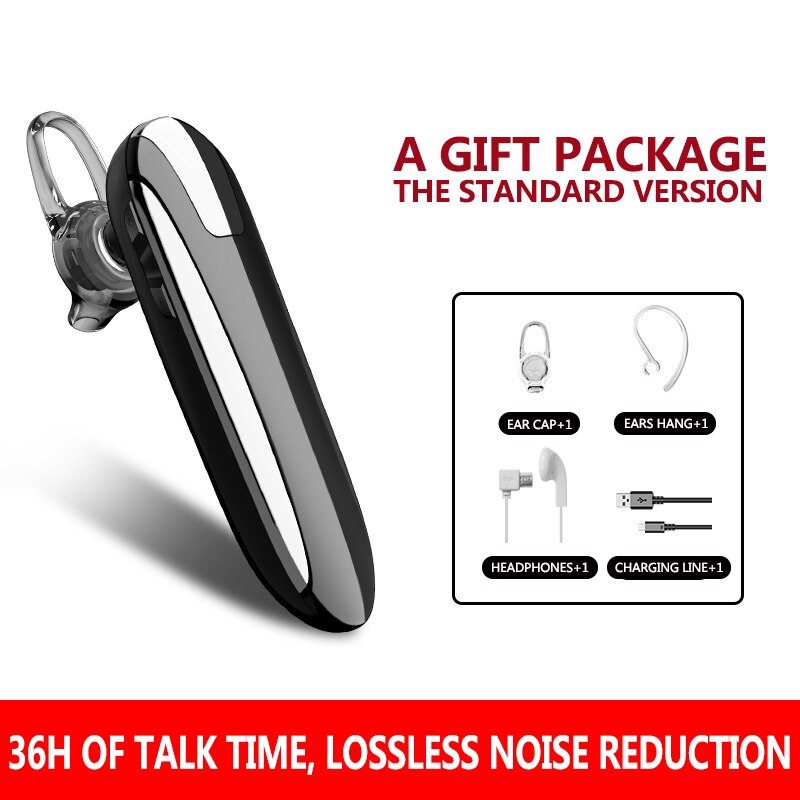 Oein  x8 bluetooth-headset, bluetooth 5.0 ohrhörer, freisprech-kopfhörer, mini-wireless-ohrhörer, ohrhörer für iphone und xiaomi: Schwarz -x8