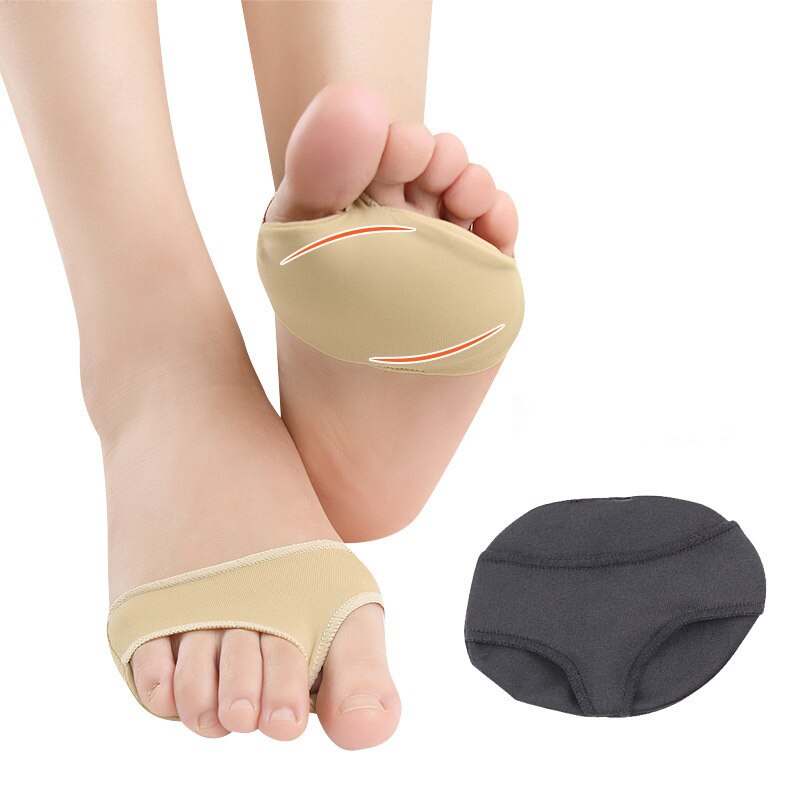 1 Paar Vorfußpolster für Damen, Ferseneinlegesohlen für Schuhe, atmungsaktive Fußpolster, Stoßdämpfung, Schuhpolster, Größe anpassen, halbe Einsätze