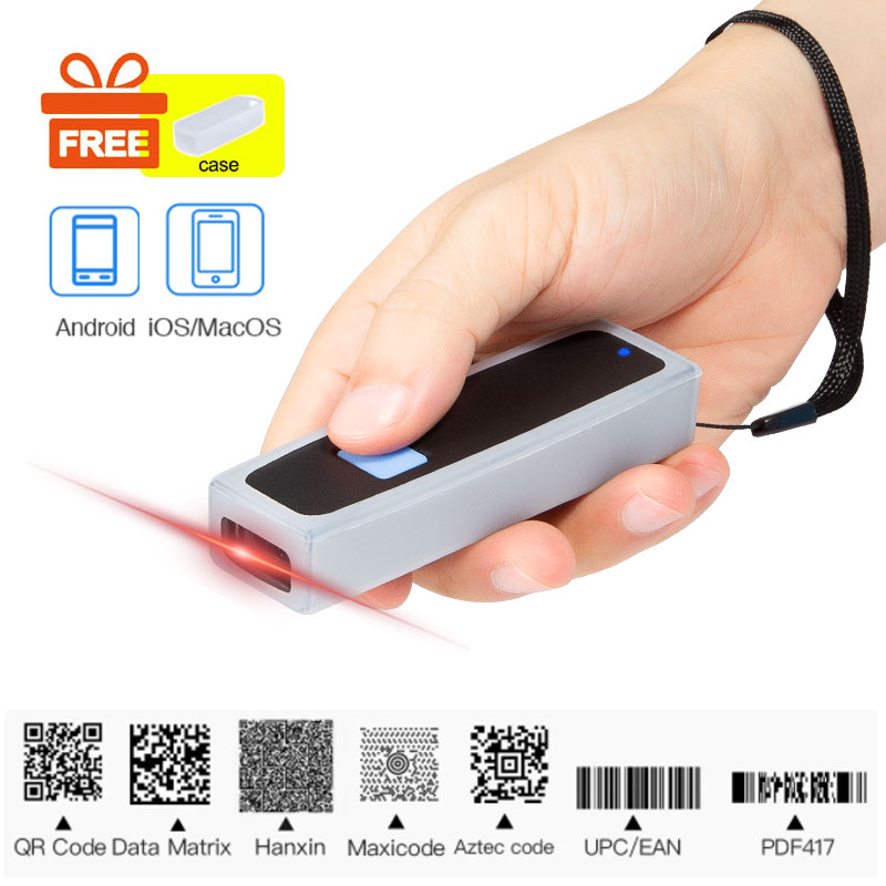 Holyhah M2C Handheld Mini Ccd Barcode Scanner En M2D Bluetooth 1D/2D Qr Bar Code Reader PDF417 Voor Ios android Ipad