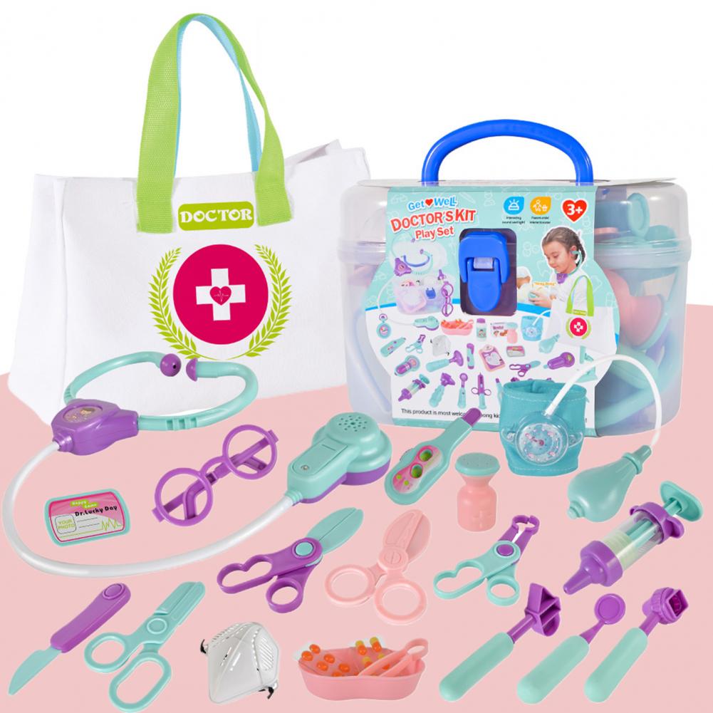 1Set Doctor Kit Kid-friendly Portable Interactive Intellectual Development Doctor Kit Doctor Playset for Teaching
