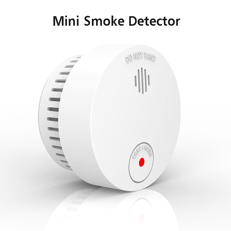 Mini independent Smoke Detector sensor Simple Standalone Smoke Alarm for Home,Fire Equipment Safety Products, Easy Install