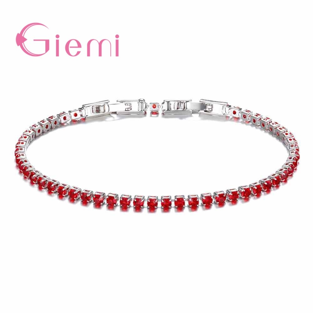 Top Newest Simple Stylish Ladies Women Bracelets 925 Sterling Silver Full Pave Micro CZ Austrian Crystal Bangles: 3